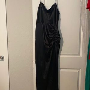 Black sexy evening gown